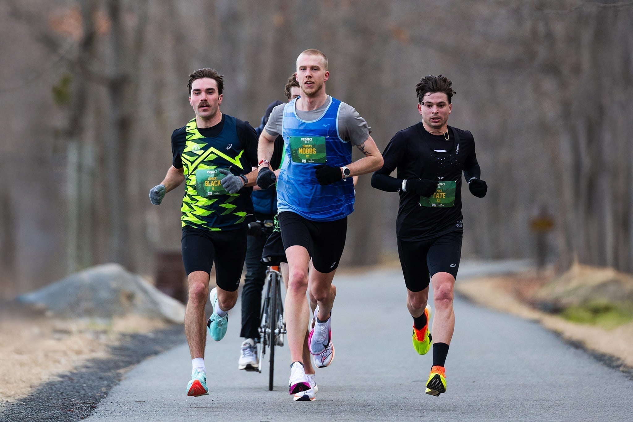 Thomas Nobbs Running at the 2025 Project 13.1 (photo credit: Metered Exposure)