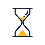 An icon representing an hourglass.