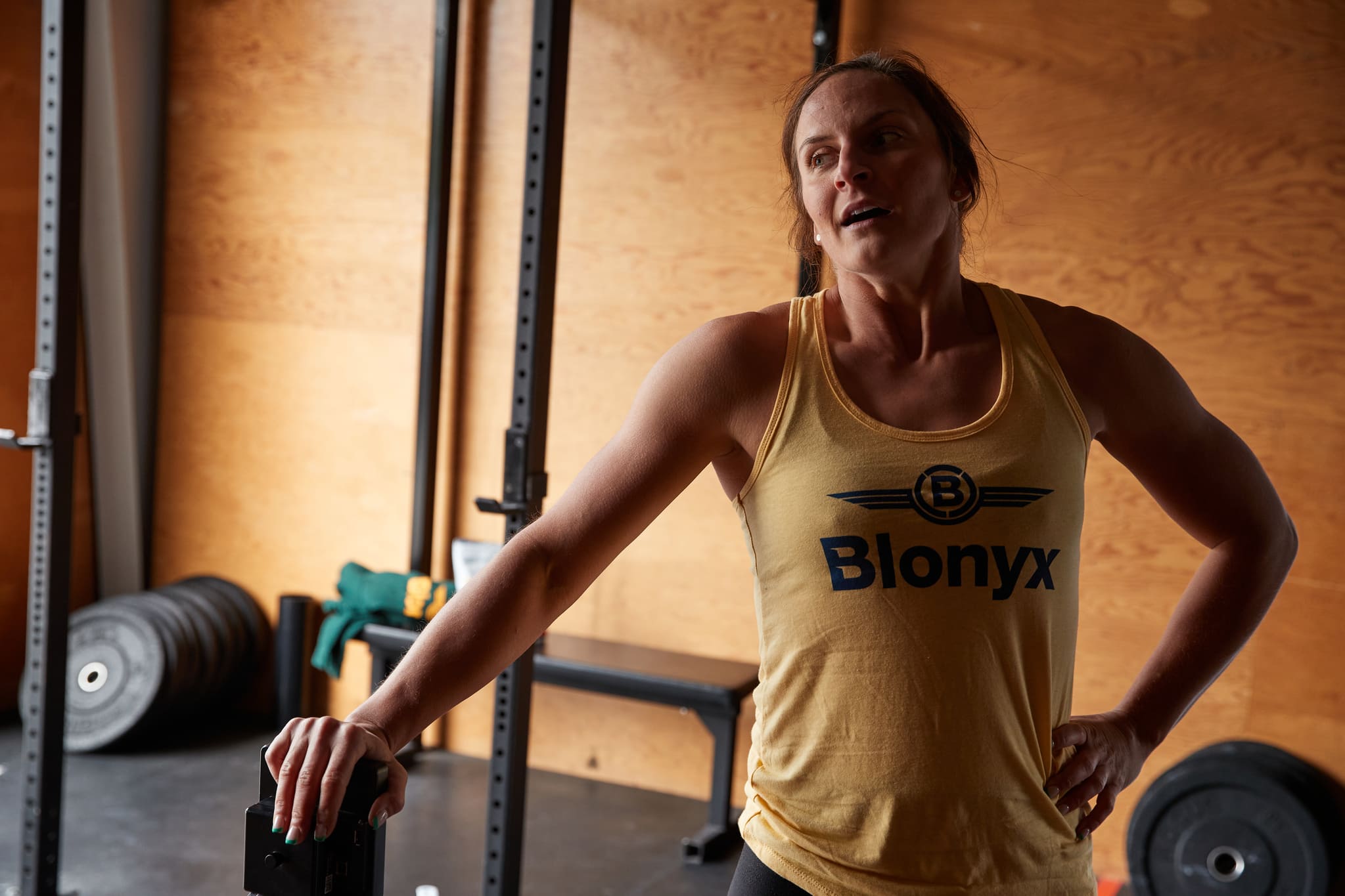 An Exhausted but Happy Blonyx Athlete