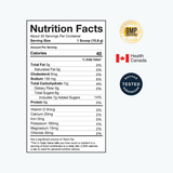 Blonyx Hydra+ nutrition facts and certifications.
